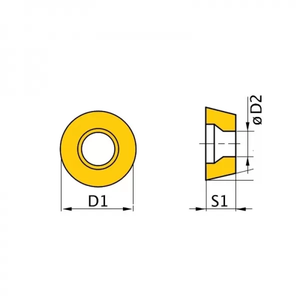 Břitové destičky Optimum R 5 ks