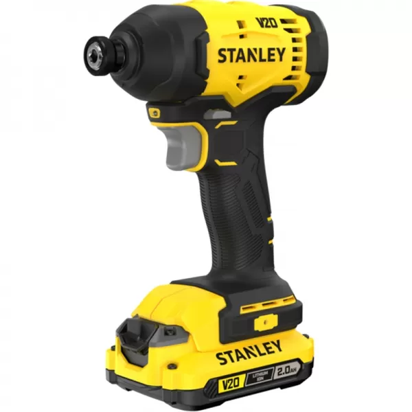 Aku rázový utahovák V20 18V 2x1,3 Ah, brašna Stanley FatMax SFMCF801C2S