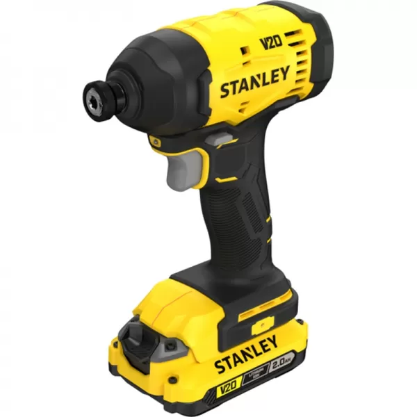 Aku rázový utahovák V20 18V 2x1,3 Ah, brašna Stanley FatMax SFMCF801C2S