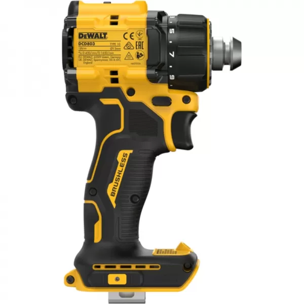 Aku bezuhlíková vícehlavá vrtačka 18V 2x2,0 Ah DeWALT DCD803D2T
