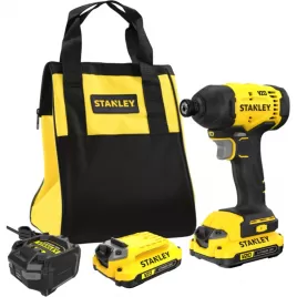 Aku rázový utahovák V20 18V 2x1,3 Ah, brašna Stanley FatMax SFMCF801C2S