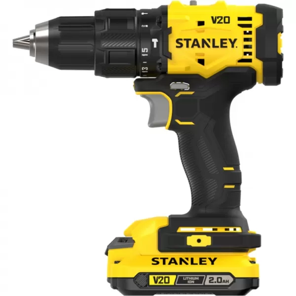 Aku vrtačka s přiklepem V20 18V 2x2,0 Ah Stanley FatMax SFMCD712D2T