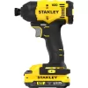 Aku rázový utahovák V20 18V 2x1,3 Ah, brašna Stanley FatMax SFMCF801C2S