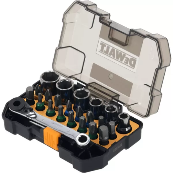 24dílná sada bitů a hlavic McLaren DeWALT DT70906