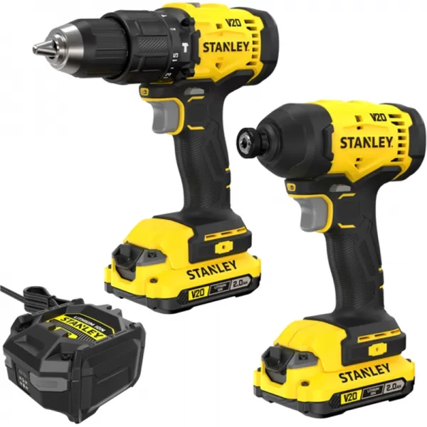 Kombo súprava aku náradia V20 18V 2x2,0 Ah Stanley FatMax SFMCK200D2