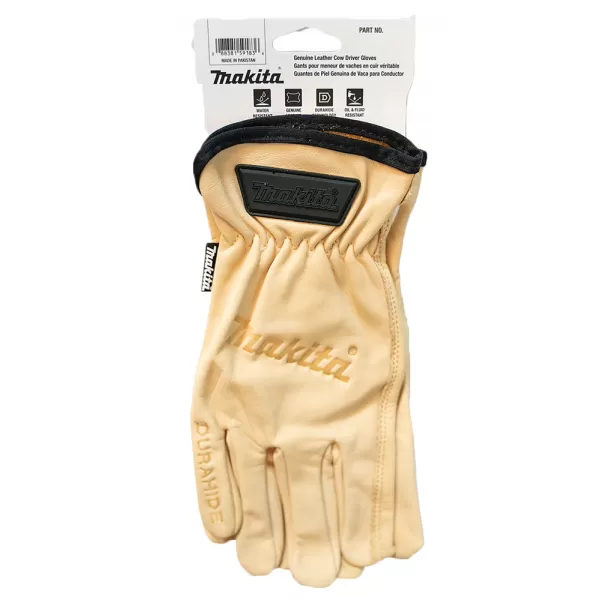 Rukavice pracovní kožené, velikost XL Makita P-84648
