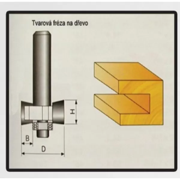 Tvarové frézy do dřeva 9,4x10mm STAVTOOL P70306
