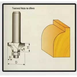 Tvarové frézy do dřeva 9,52x9,5x16mm STAVTOOL P70706