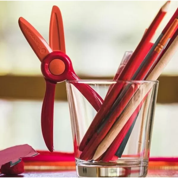 První nůžky, červené (2+) Fiskars 1064065