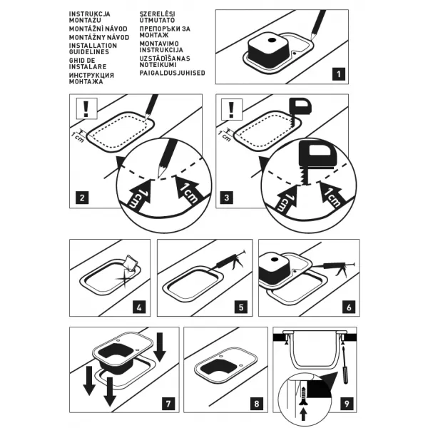 Granitový dřez, s přepadem z dřezu, šedá Novaservis DRGM1/51GA