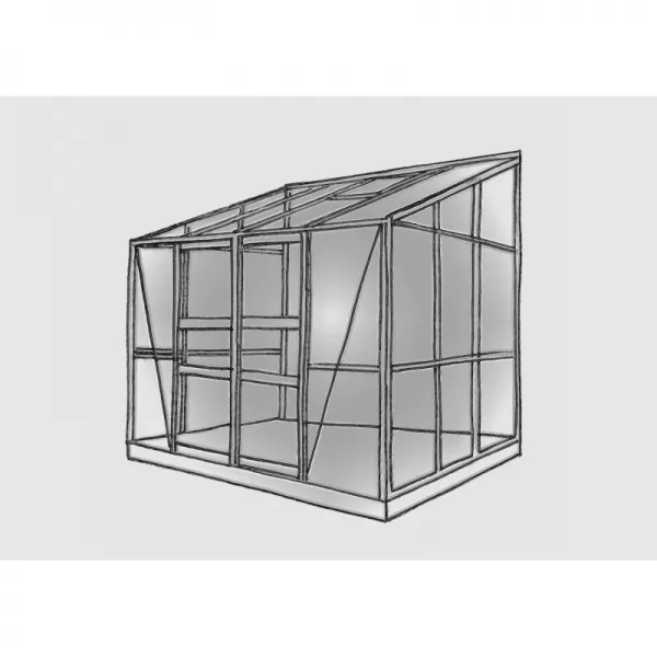 Skleník VITAVIA IDA 5200 PC 4 mm černý LG3548