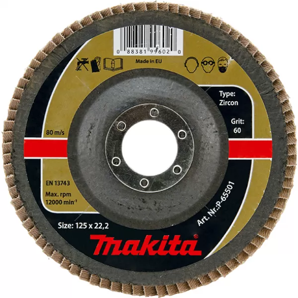Kotouč lamelový 115x22,23mm K60 Zirkon Makita P-65464