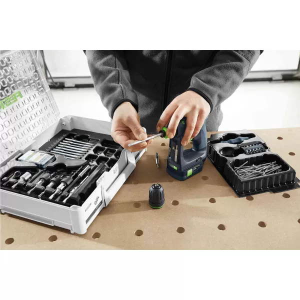 Aku vrtací šroubovák CXS 12V 2x2,5Ah-Set Festool 576865