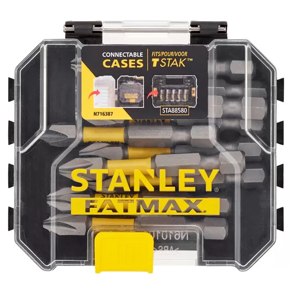 10dílná sada 50 mm bitů pro rázové utahováky PH2 Stanley STA88573