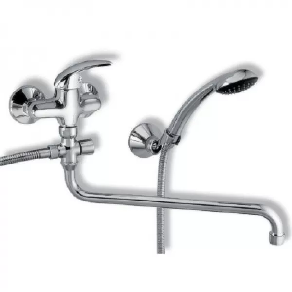 Vanová paneláková baterie 150 mm Metalia 55 chrom lékařská páka Novaservis 55071,0L