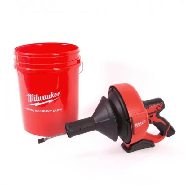 Subkompaktní čistič potrubí se spirálou o průměru 8 mm M12™ 12V 2x2,0Ah Milwaukee M12BDC8-202C