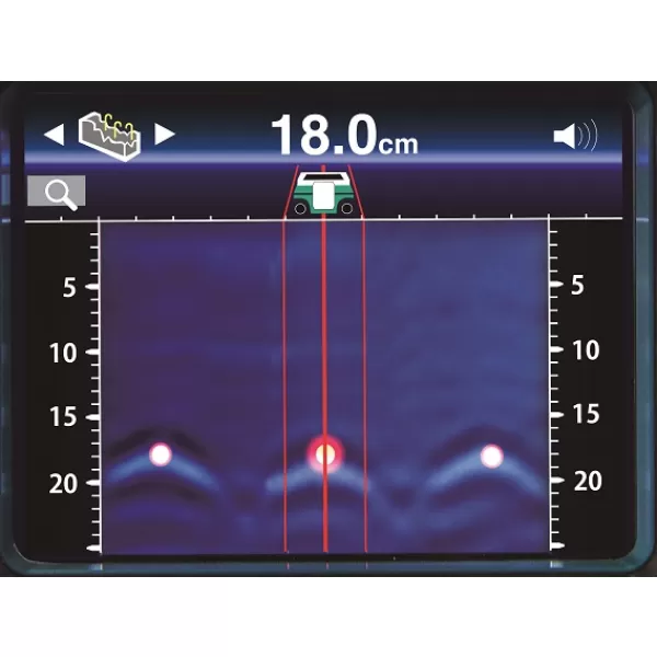 Detektor batérie Li-ion LXT 14,4/18V bez batérie Makita DWD181ZJ