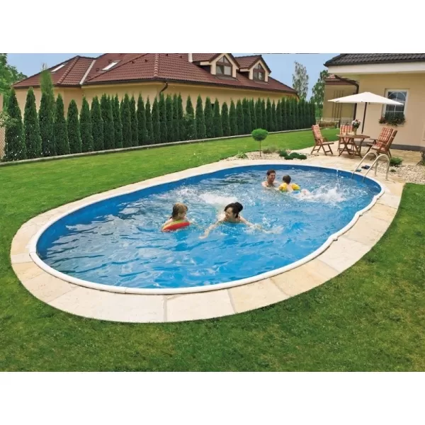 Bazén Orlando Premium 3,66x7,32x1,22 m ŠEDÁ + fólie Marimex 10340265
