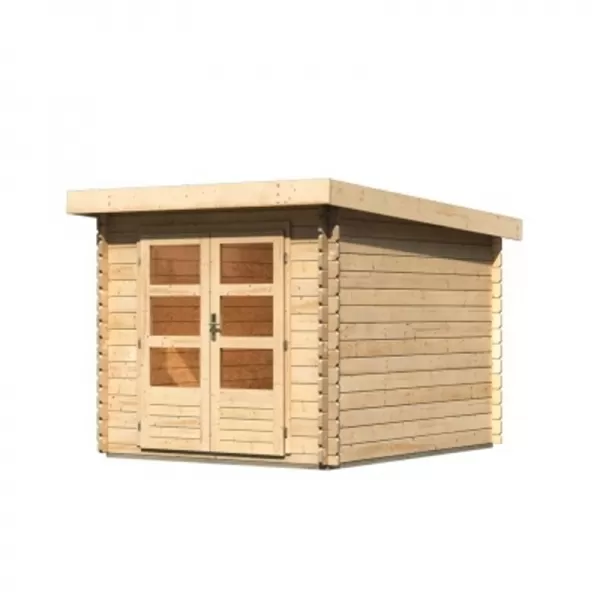 Dřevěný domek KARIBU BASTRUP 4 (73286) natur LG2836