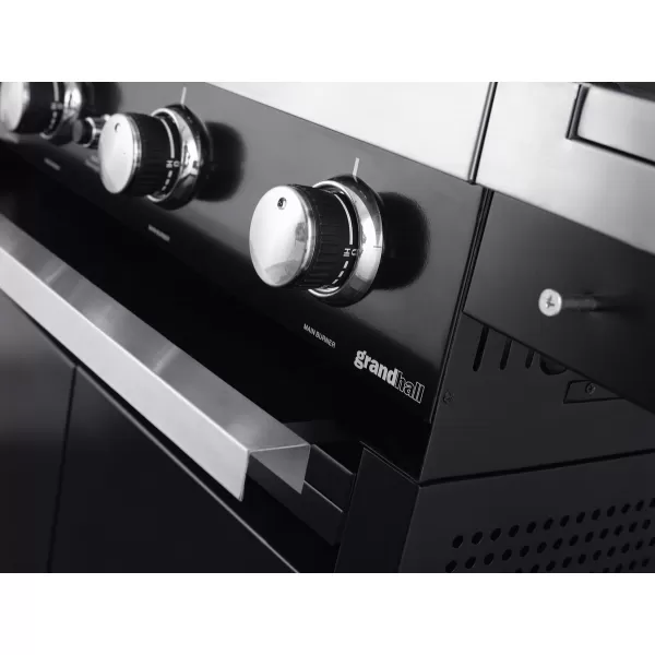 Plynový gril se zadním a bočním hořákem GrandHall MAXIM G5