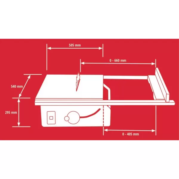Stolní kotoučová pila TE-TS 254 T Einhell 4340430