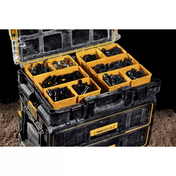 Stohovateľný organizér DS100 TOUGHSYSTEM 2.0 DeWALT DWST83394-1