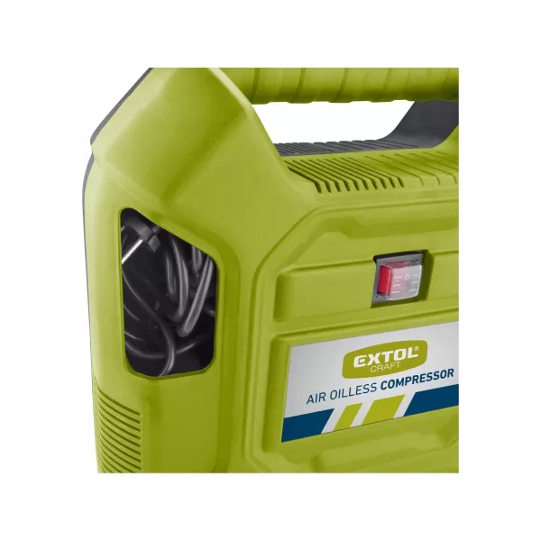 Bezolejový kompresor 1100W Extol Craft 418102
