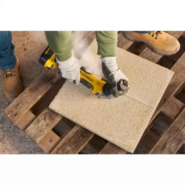 Aku úhlová bruska 125mm V20 18V 2x4,0Ah Stanley FatMax SFMCG700M2K