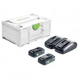 Napájecí sada FESTOOL 18V 2x4,0/TCL 6 DUO 577109