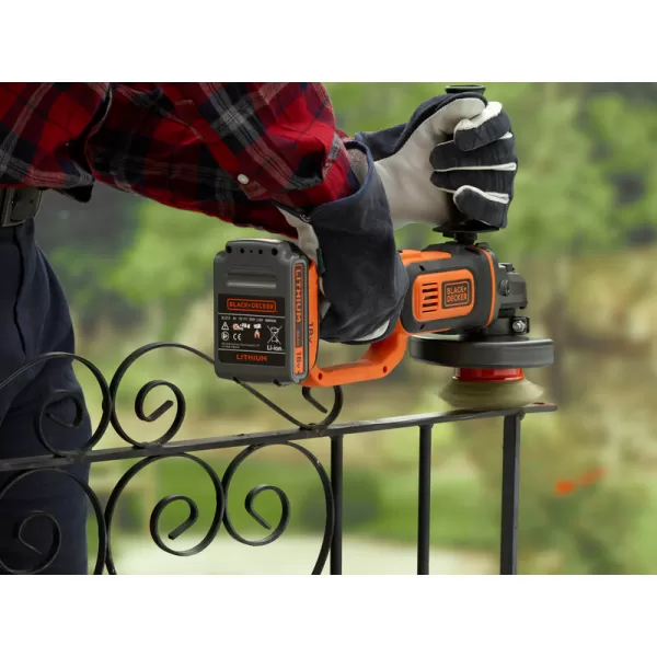 Aku úhlová bruska 18V bez aku Black&Decker BCG720N