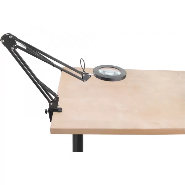 Lampa stolní s lupou USB napájení 2400lm 3 barvy Extol Light 43160