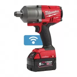 Aku rázový utahovák s pojistným kroužkem M18 FUEL™ ONE-KEY™ 3/4” 18V /2x5,0Ah Milwaukee M18ONEFHIWF34-502X