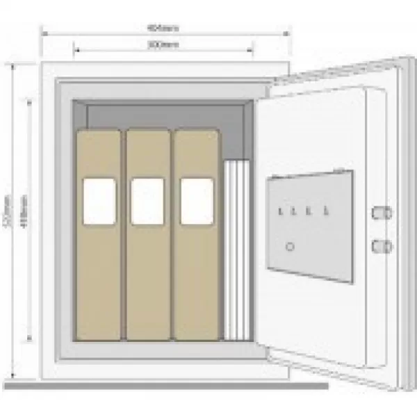 Protipožární trezor XLarge Yale YFM/520/FG2/B