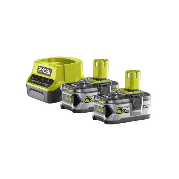 Sada akumulátoru s nabíječkou 18V / 2x 5Ah ONE+ RYOBI RC18120-250
