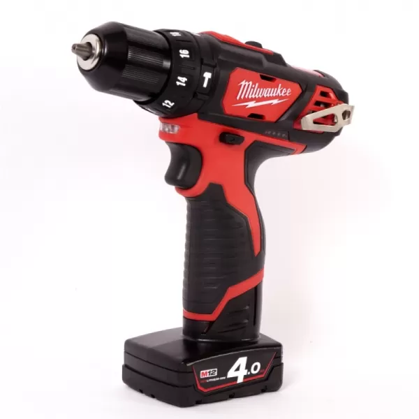 Aku kompaktní příklepová vrtačka M12™ 12V 2x4,0Ah Milwaukee M12BPD-402C