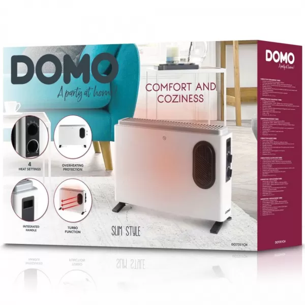 Konvektor s ventilátorem DOMO DO7351CH