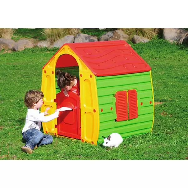 Dětský zahradní domeček STARPLAST MAGICAL HOUSE RED