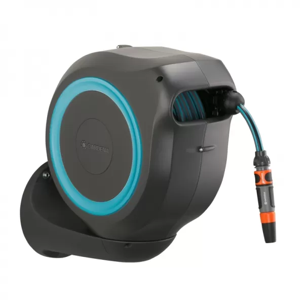Nástěnný box na hadici Gardena RollUp M tyrkysový 18610-20