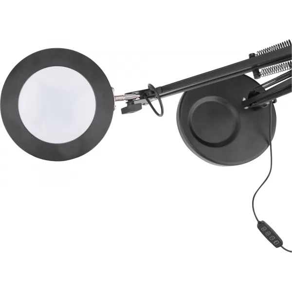 Lampa stolní s lupou USB napájení 2400lm 3 barvy Extol Light 43160