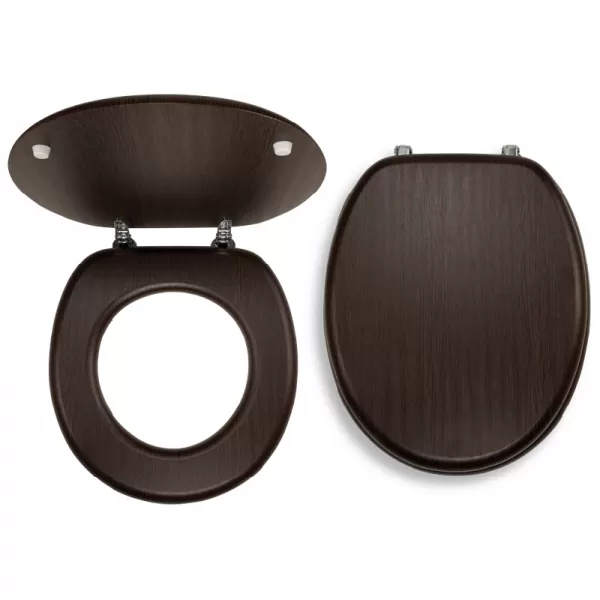 WC Sedátko dýhované dřevo Novaservis WC/WENGE
