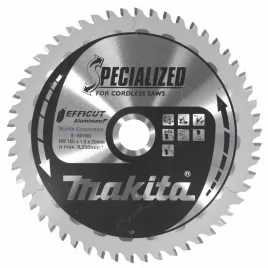 Kotouč pilový hliník Efficut 165x1,5x20mm 54Z Makita E-16760