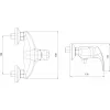 Sprchová baterie 100 mm Metalia 57 chrom Novaservis 57065,0