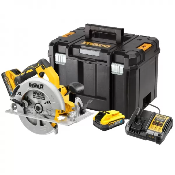 Aku kotoučová bezuhlíková pila 18V 2x 5,0Ah XRP DeWALT POWERSTACK DCS570H2T