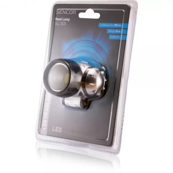 Čelovka 3WATT COB 3xAAA SENCOR SLL 501