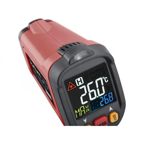 Teploměr bezkontaktní IR průmyslový, se sondou Fortun 4780401