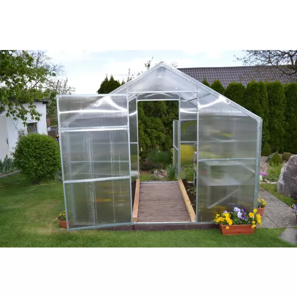 Skleník LANITPLAST DOMIK 2,6x4 m PC 16 mm LG2574