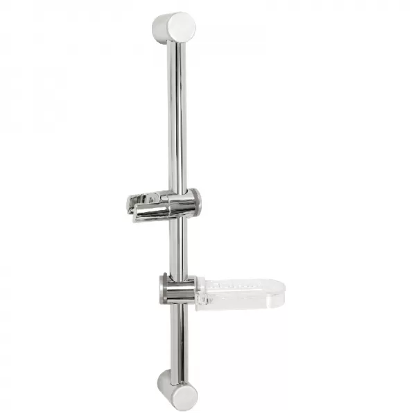 Posuvný držák sprchy s mýdlenkou chrom Novaservis RAIL4,0