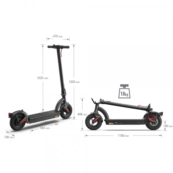 Elektrokoloběžka SHARP EM-KS2AEU-B EL