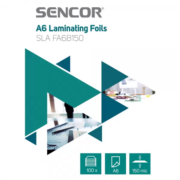 Laminovací fólie A6 150mic 100ks SENCOR SLA FA6B150