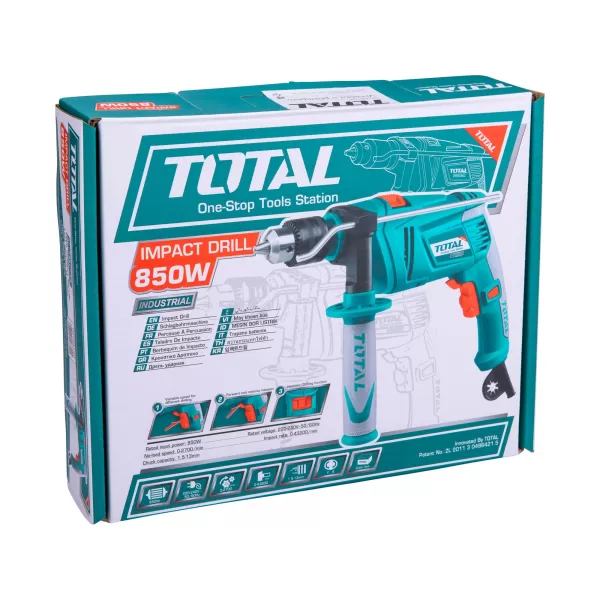 Vrtačka s příklepem 850W Total TG109136